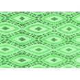 thumbnail image 1 of Ahgly Company Indoor Rectangle Abstract Emerald Green Modern Area Rugs, 7' x 9', 1 of 4