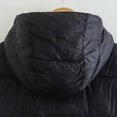 thumbnail image 4 of Vedolay Women's Winter Coats Warm Loose Plush Zip Hooded Jacket Coat Black,XS, 4 of 5