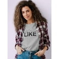 thumbnail image 2 of Like Birds Shaped T-Shirt Women -Image by Shutterstock, Female x-Large, 2 of 4