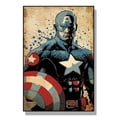 thumbnail image 1 of Póster de impresión artística de película de Marvel, pintura en lienzo de Spider -Man, Iron Man, Capitán americano, Murales Decorativos para decoración de pared del hogar, impresiones, 1 of 4