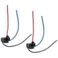 thumbnail image 5 of 2pcs Headlight Sockets H4 4 Black Headlight Wiring Harness with Wire for Industrial Equipment Automobiles Vehicles, 5 of 5