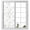 White, variant on Window Privacy Film Sparrow Stained Glass Window Film Decorative Sun Block Window Cover Spring Birds on The Branches Retro Country Beige Window Clings Static Adhesive Sticker for Bathroom 19.6"x39.3"