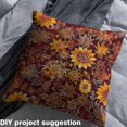 thumbnail image 2 of Castle Fairy Chic Flower Fabric by the Yard 10 Yards for Teens,Exotic Style Room Decor Fabric by the Yard,Bohemian Theme Fabric for Sewing,Super Cozy Room Decor, 2 of 6