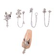 thumbnail image 1 of UNIDS 3D Nail Art Multi Formas Diamantes de Imitación de Vidrio Para Nail Art Craft Studs Metálicos Rhinestones Cadena de Aleación Manicura DIY Herramientas de Decoración, 1 of 6