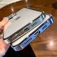 thumbnail image 2 of Luxury Glitter Diamond Camera Protection Case For iPhone 13 12 11 Pro Max X XR XS 7 8 Plus Soft Clear Plating Shockproof Cover, 2 of 4