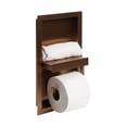 ALFI brand ABTPNP88-BC Brushed Copper PVD Stainless Steel Recessed Toilet Paper Holder Niche ...