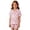 ZB Light Pink, variant on WAYUTE Halloween Theme Girls Pajamas Ghost Print Short Sleeved Button Down Lapel Shirts and Shorts for Kids Pjs Loungewear Casual Holiday
