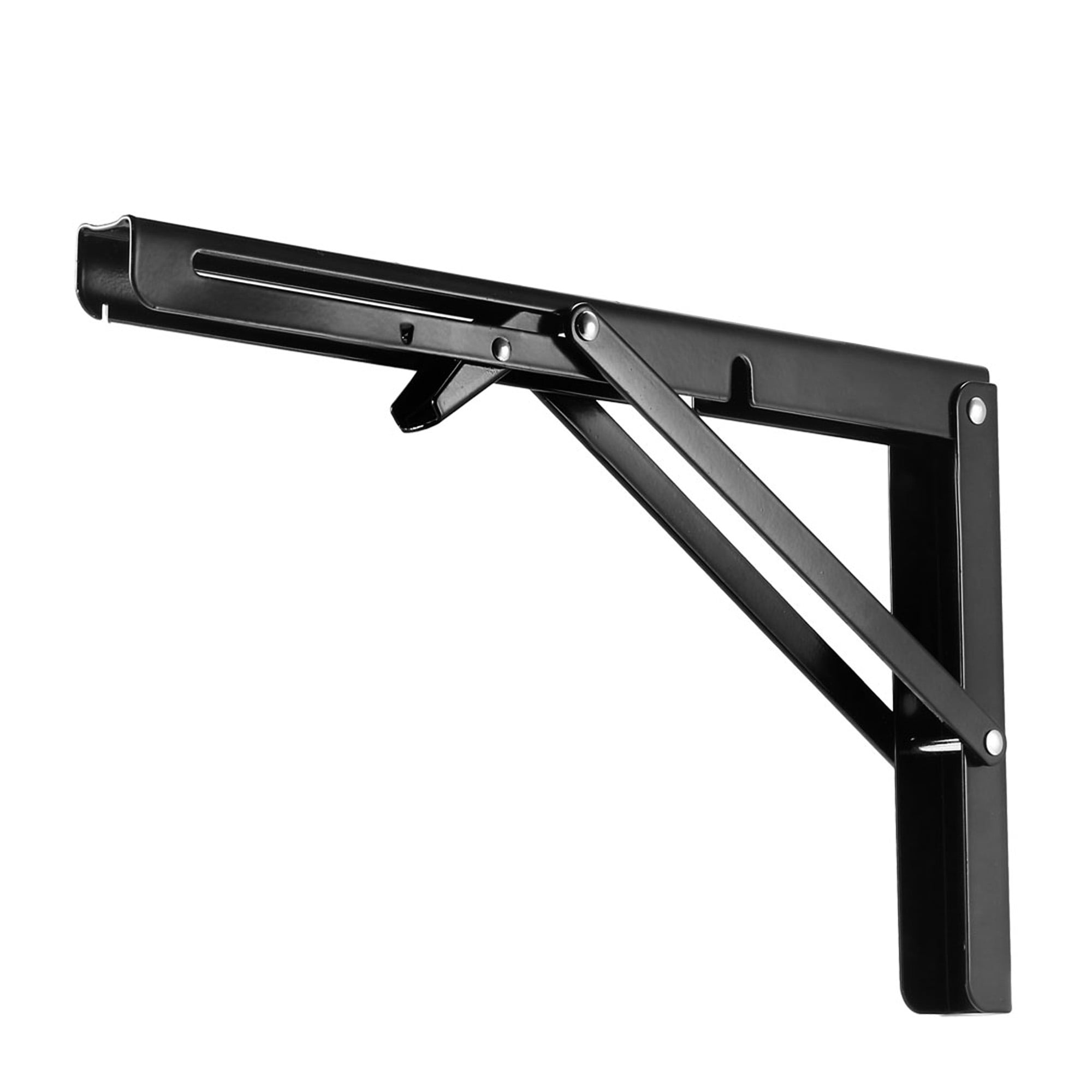 Folding Bracket 14" 350mm Shelf Table Desk Wall Mounted Support Long Release 