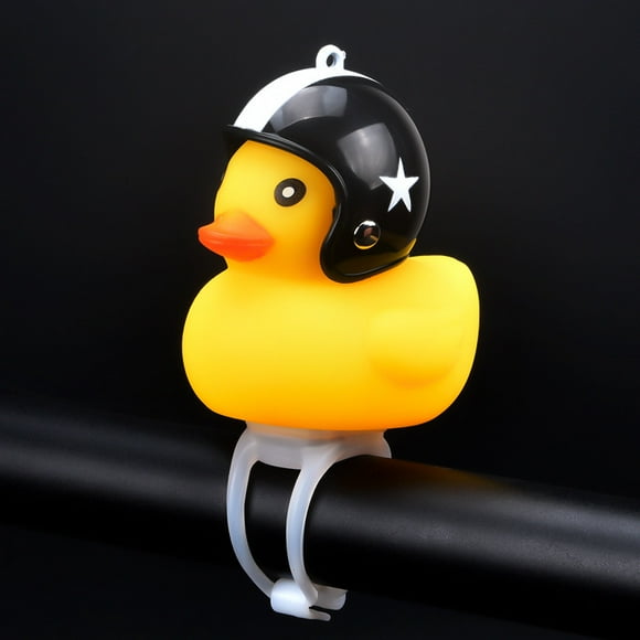 Wind breaking Duck Road Bicycle Bell Little Duck Yellow Duck Helmet Children Riding with Helmet Horn Light