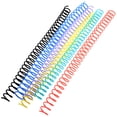 thumbnail image 1 of Miangastore 6pcs Binding Spirals Loose-leaf Binding Coils Notebook Binding Spirals Cuttable Binder Rings, 1 of 9