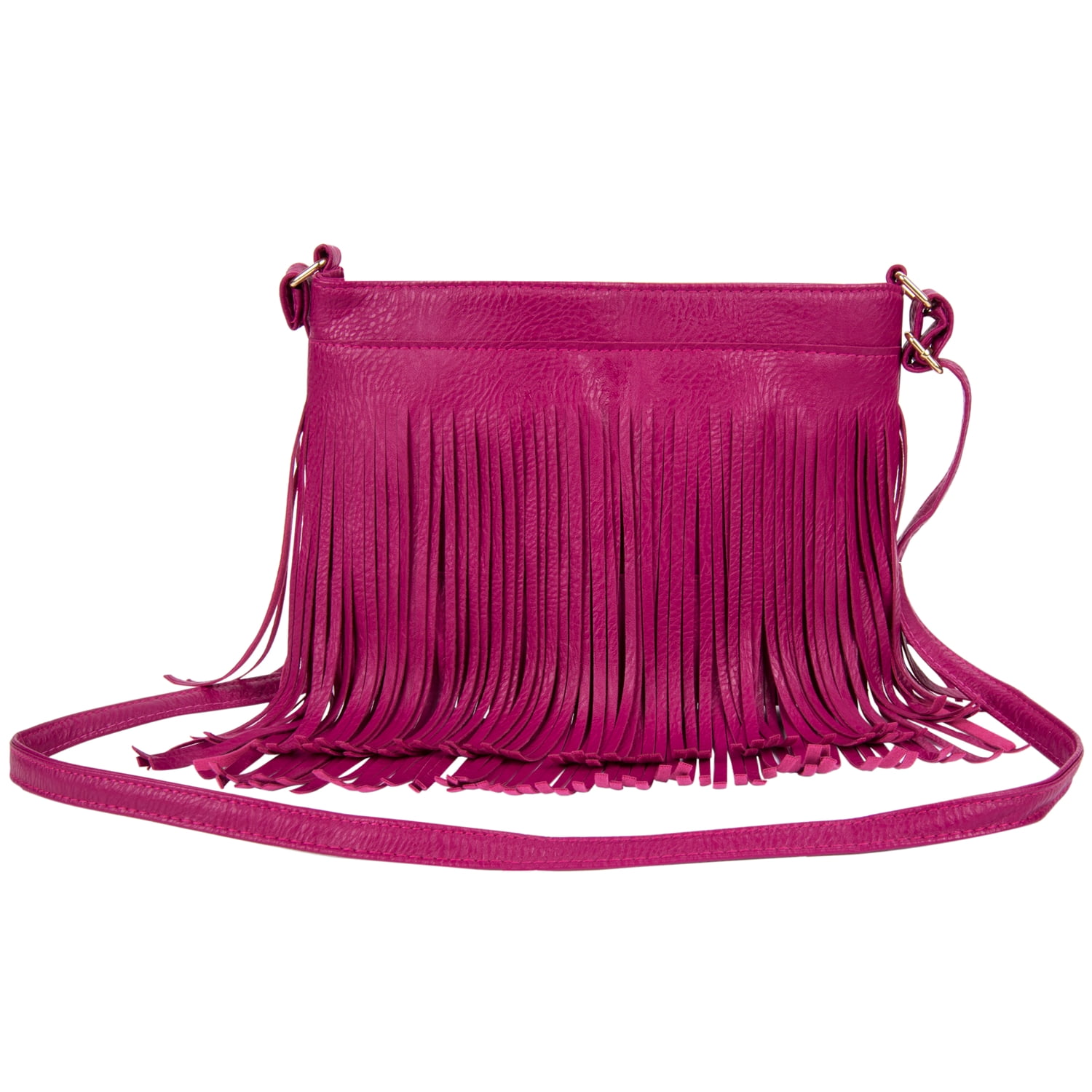 Creamy Fringe Crossbody Bag