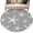 Gray, variant on Orange Starfish Coastal Round Living Room Rugs 6 ft, Summer Beach Nautical Sea Ocean Washable Area Rug with Non-Slip Sturdy Edge Binding Round Carpet for Kitchen Office Bedroom