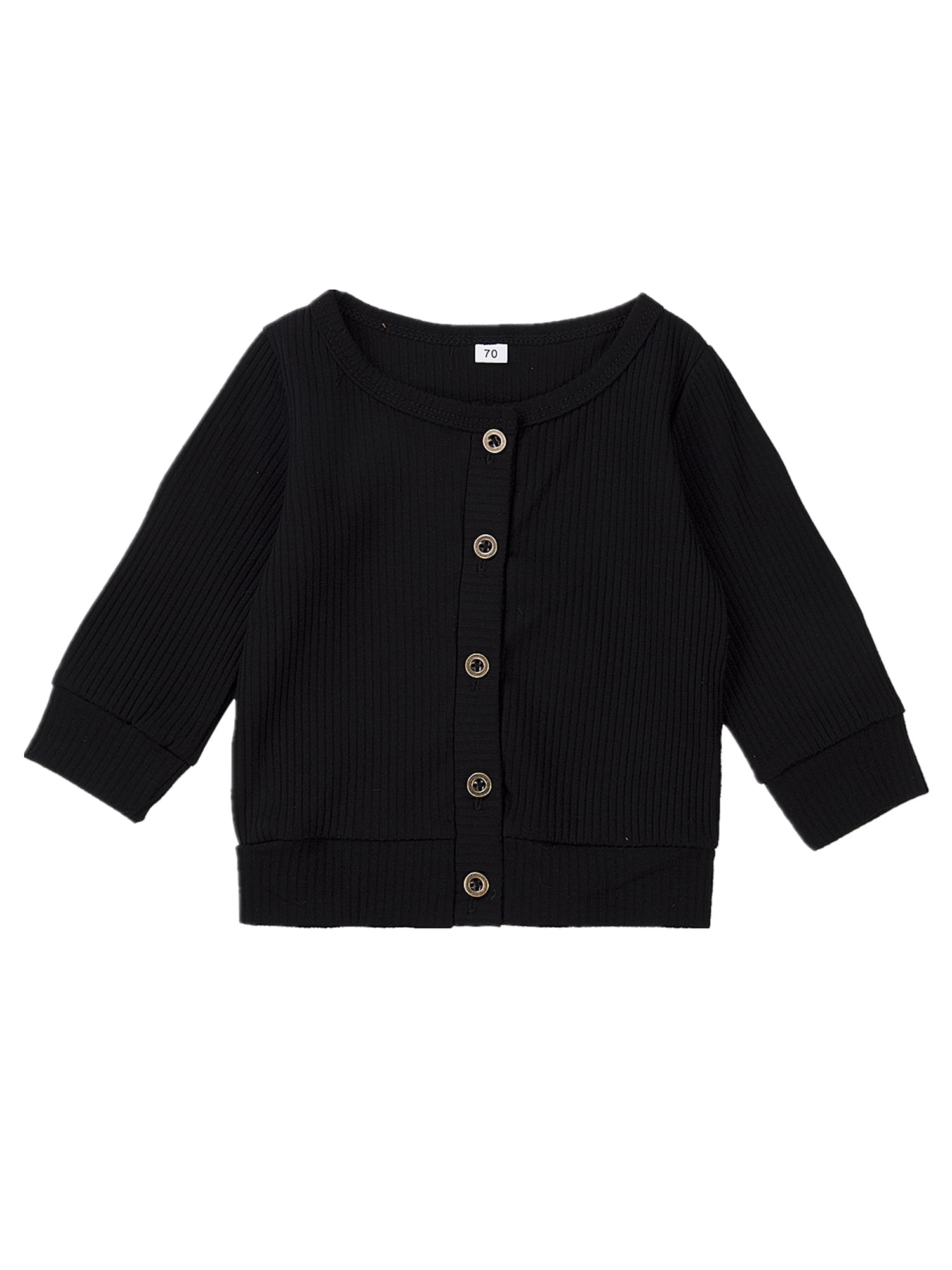 infant black cardigan