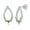 Peridot, variant on Citrine Gemstone Pear-Shaped Stud Earrings | Sterling Silver Jewelry for Women or Teens