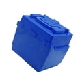 thumbnail image 3 of Caja de batería para bicicleta eléctrica, contenedor de batería con asa plegable, caja de batería universal para , herramientas eléctricas Azul, 3 of 7