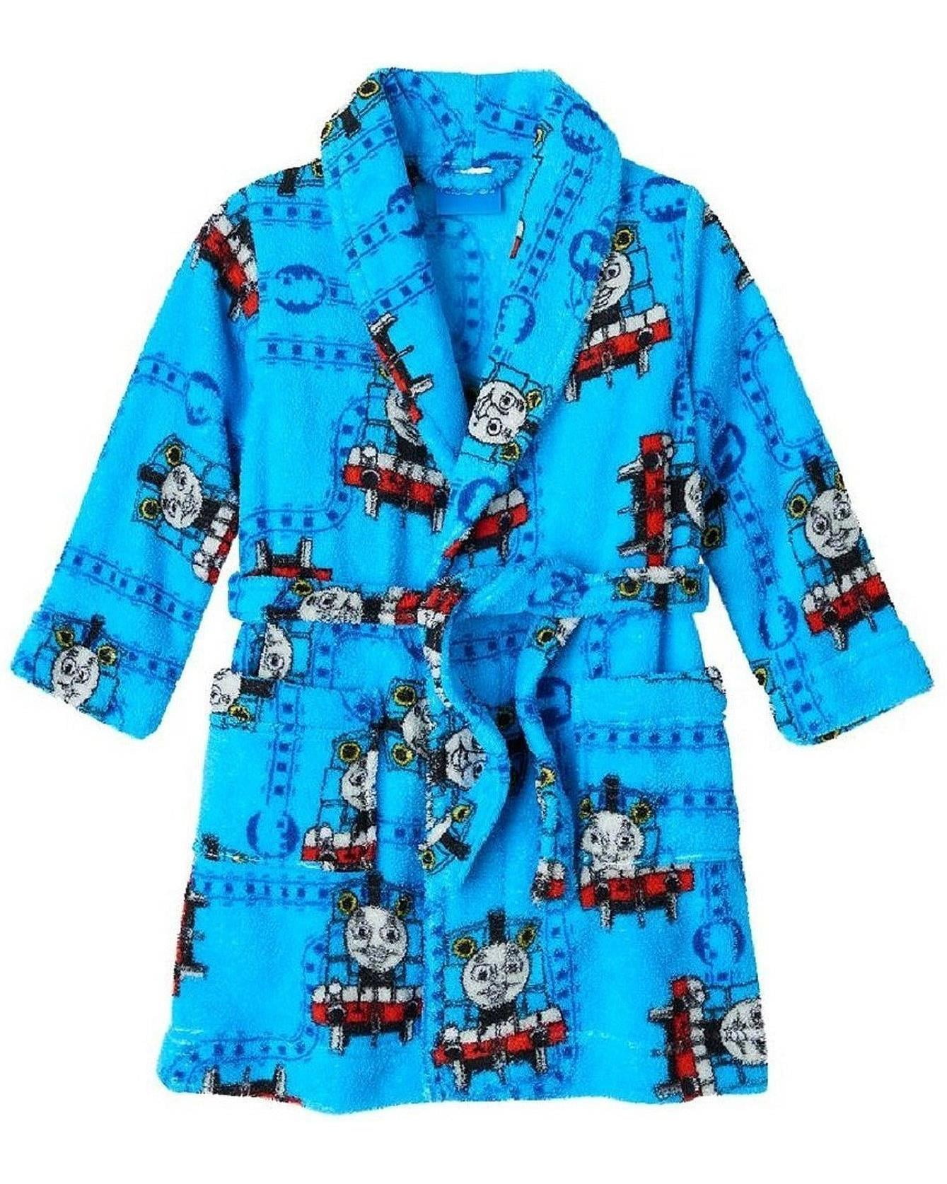 Thomas & Friends Boys Fleece Robe, Sizes 2T5T, Blue, Size 5