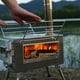 thumbnail image 5 of Estufa de leña para exteriores, estufa portátil para tienda de campaña con tubo de chimenea para cocinar y acampar, 5 of 8