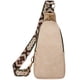thumbnail image 1 of 5218 Bolso Pecho Pu Texturizado para Mujer Bolso Hombro Tipo Bandolera Bolso Pecho Con Correa Guitarra (Beige) Beige, 1 of 7