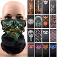 thumbnail image 2 of Pañuelo mágico para la cabeza con variedad de estilos para deportes al aire libre, equitación, máscara de calavera para la cabeza, baile callejero, hip hop, payaso, protector solar, pañuelo sin, 2 of 6