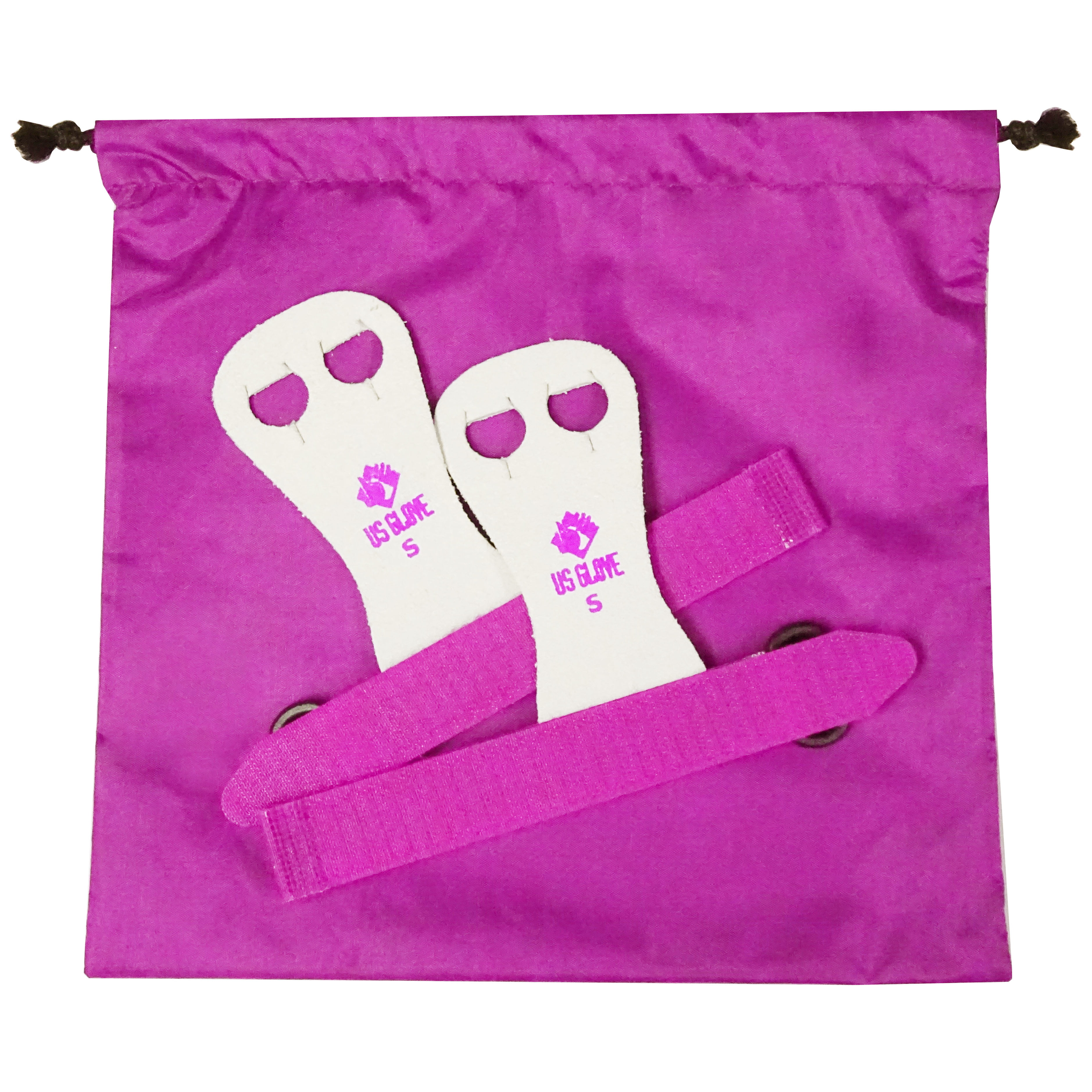 GYMNASTICS GRIPS size M Pink Free Wristband Gift GRIP BAG 