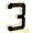 3, variant on 9 Inch H Solar Lighted House Numbers for Outside, Light Up Waterproof LED Address Numbers Signs for Houses,Personalized Illuminated Exterior Modern House Numbers Light