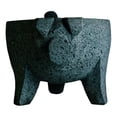 thumbnail image 1 of Molcajete Grande Cochino 4 Litros Piedra Volcánica 12 Pulgadas CEMCUI MOLCAJETECOCHINO, 1 of 2