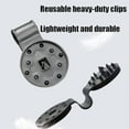 thumbnail image 3 of Awning Fabric Heavy Duty Locking Clip, 100/50 PCS Tarp Clips Heavy Duty Lock Grip, Garden Clips for Netting, Sun Shade Cloth Clips with Grommets for Anti Bird Netting, Tents (Small 50Pcs), 3 of 7