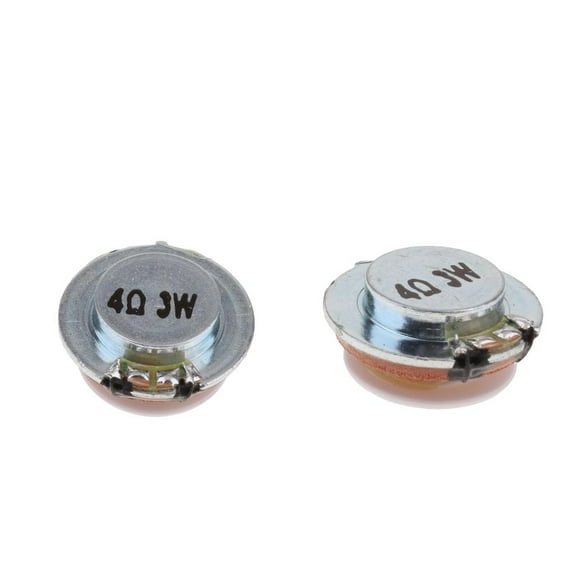 2 Pieces Replacement 27mm Loudspeaker Speaker Vibration Loudspeaker Made Of Iron