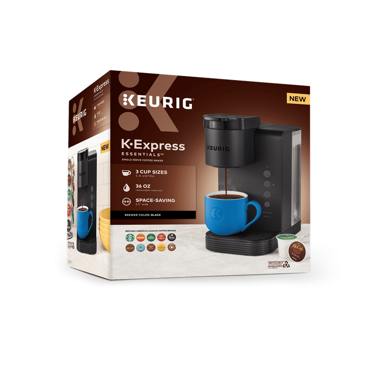 Keurig K-Café Essentials Single Serve K-Cup Pod Coffee Maker, Black -  Walmart.com