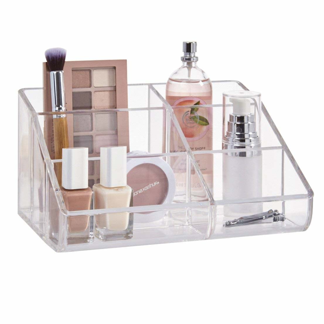 Stori clear plastic desktop organizer walmart walmart