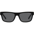 thumbnail image 2 of Arnette Men's An4279 Rectangular Sunglasses, Black/Dark Grey, 55 mm, 2 of 7