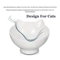 thumbnail image 3 of Cuenco doble para comida para gatos con protector de cuello inclinado, 3 of 4
