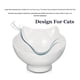 thumbnail image 3 of Cuenco doble para comida para gatos con protector de cuello inclinado, 3 of 4