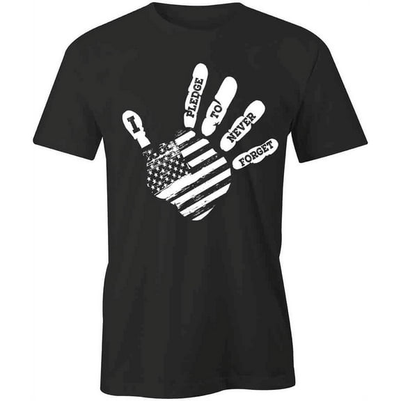 Never Forget T-Shirt | Patriotic American Black Tee Gift