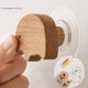 thumbnail image 3 of Ganchos para cajones de madera para decoración de habitación, gancho de animales, llavero de pared, gancho para abrigos, armario para el hogar, bonito gancho de madera, accesorios de cocina, 3 of 5