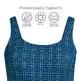 thumbnail image 3 of Lands' End Women's D-Cup Tugless Low Leg One Piece Swimsuit, 3 of 6