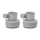 thumbnail image 1 of 2PCS Pool Hose Adapter 1.25in to 1.5in Type B Pool Adapter Replacement Hose Adapter for 25009 Pumps Swimming Pool Saltwater System, 1 of 5