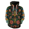 thumbnail image 1 of Sudadera con capucha y cremallera para hombre, estilo persa, manga larga, para adolescentes, con estampado 3D, estilo Harajuku unisex de gran tamaño, 1 of 6