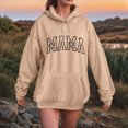 thumbnail image 2 of Godom Womens Oversized Letter Print Hoodies Graphic Fleece Sweatshirts Long Sleeve Pullover with Pocket 2025, 2 of 4