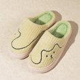 thumbnail image 6 of Fuzzy Slippers For Women Couples Men On Furry Flat Home Winter Round Toe Keep Warm Prints Slippers Shoes Warm Cozy Winter House Slippers Bedroom Indoor House Shoes, 6 of 6