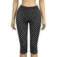 thumbnail image 5 of Women Polka Dot 2 Piece Set Strap Crop Top High Waist Capri Pants Summer Outfit, 5 of 10
