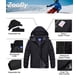 thumbnail image 5 of Chaqueta de invierno Zoofly resistente al agua Ripstop para hombre negra L, 5 of 6