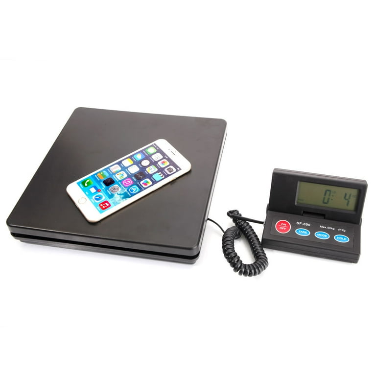 VEVOR 440lbs Digital Livestock Scale Animal Platform Scale 38x30cm Large Dog Scale Electronic Postal Shipping Scale Pet Vet Scale with LCD Screen