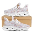 thumbnail image 1 of Zapatillas deportivas con estampado de equipo médico de hospital, diseño de latidos del corazón, zapatos vulcanizados para mujer, transpirables, cómodos, con cordones, planos casuales, 1 of 6