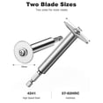 thumbnail image 4 of Inside Pipe Cutter, 1/4 Inch Hex PVC Plumbing Inside Cutter Internal Plastic Pipe Cutter Set (32mm x3, 44mm x1), 4 of 5