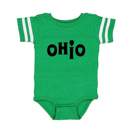 

Inktastic Ohio Hearts Gift Baby Boy or Baby Girl Bodysuit