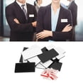 thumbnail image 3 of Blank Name Badges, Easy Wearing Name Tag MDF Material  for Meeting, 3 of 7