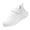 White, variant on Willtoo Kids Boy Girl Solid Breathable Sport Shoes for Outdoor School Running Walking