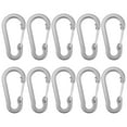 thumbnail image 2 of Clip Carabiner Clips Mini Aluminum Alloy Keychain Carabiner Clip D Rings for Camping Hiking Fishing Backpacking, 2 of 5