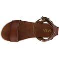 thumbnail image 4 of Women's Mia Lunna Athletic Sandal Cognac Vegan Leather 8 M, 4 of 5